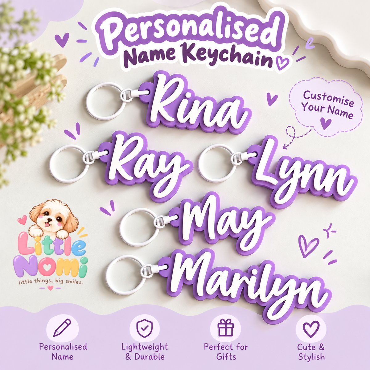 Personalised Name Keychain
